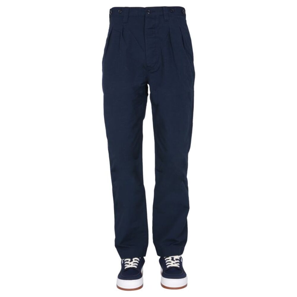 Nigel Cabourn Men Oversize Fit Trousers